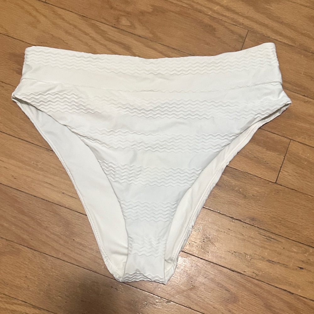 Aerie White Bikini Bottom